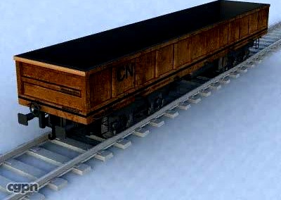 wagon093d model
