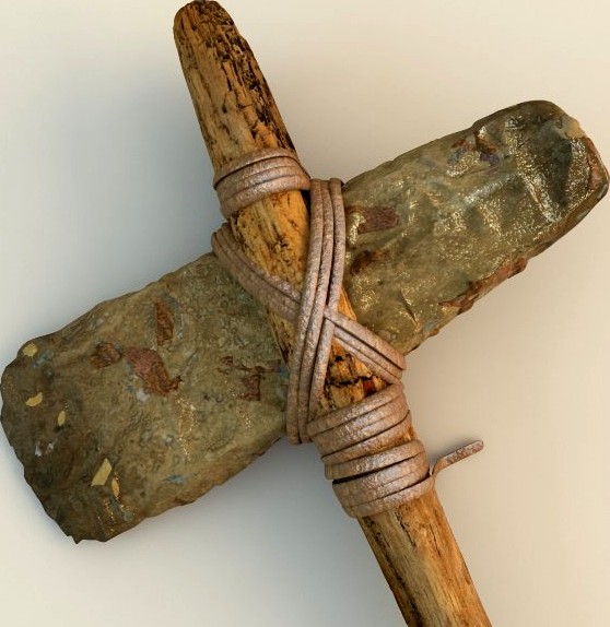 Stone Primitive Ax3d model
