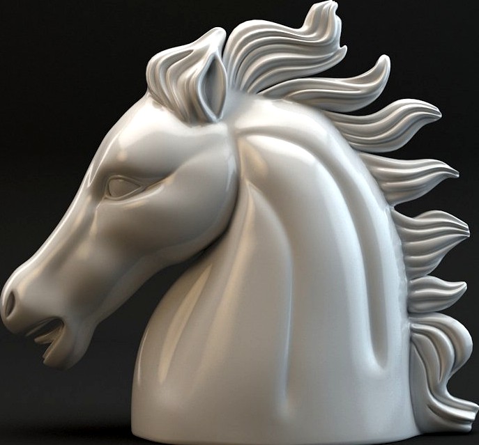 Chess Knight sculpture3d model