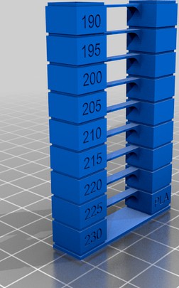 Cr-10 Temp Tower  READY GCODE 0.8 Nozzle by BlueFish44