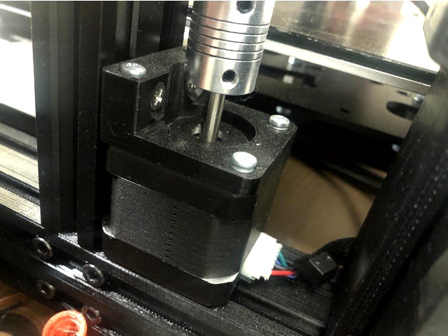 The motor mount on the Z axis for Ender 3 / 3 Pro / 3 V2 by denmastre