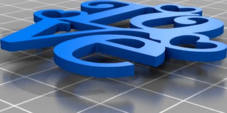 lithophane bedside table spotlight cube by creative3Dprints