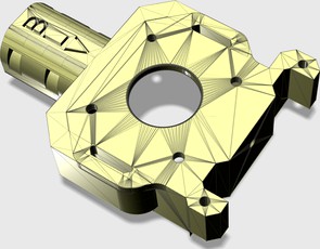 BLV MGN cube direct drive mount with cable holder by Landin81