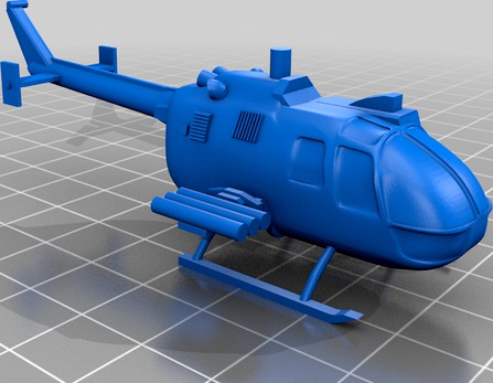 West German BO 105P Attack Helicopter by AdrianJarvis