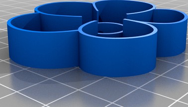 Flower cookie cutter by AldairPadilla