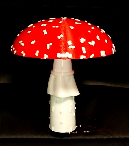 MUSHROOM with LED by Knusperhase