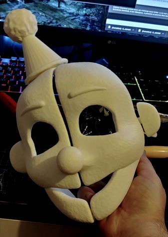 Nightmare Chica fnaf 3D model 3D printable