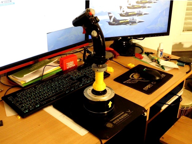 Extension Angle pour joystick WarThog, avec logo -IRRE- by CarnRAGE