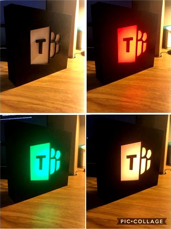 Microsoft Teams Status Light by Dcarson1661