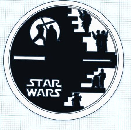 Star Wars Deathstar Busy Modular Logo Insert by rkxone