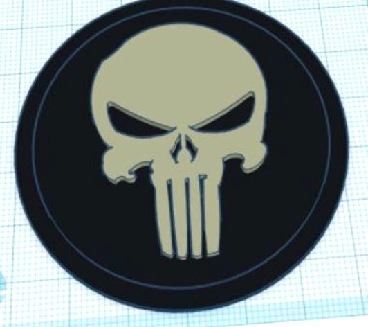 Punisher Modular Logo Insert by rkxone