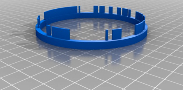 9-Bit Absolute Singletrack Gray Code Rotary Encoder by atzensepp