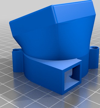 Noctua 40x40x10 fan adapter by Flox1974