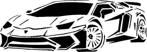 Ferrari stencil by Longquang