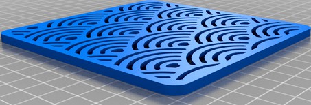 patterned coaster by queeq