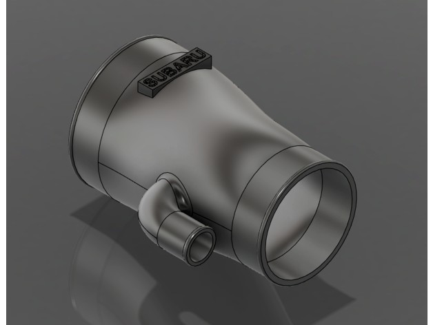 Subaru Intake Resonator Delete Ver 1 and Ver 2 WRX STI GF GC by steve_FPV