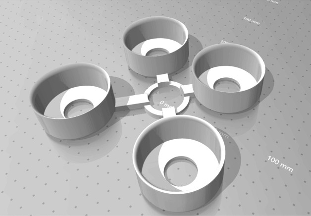 Proton Pack Cyclotron Lens holder by Inissa