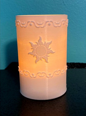 Tangled-inspired lantern for LED tea lights by diypixiedust