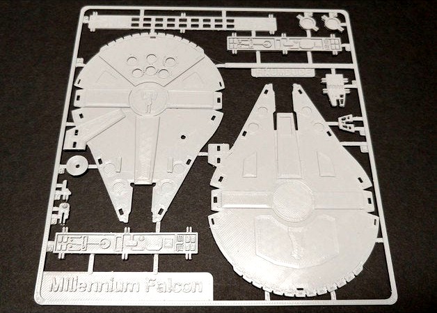 Millennium Falcon Kit Card by Fixumdude by fixumdude