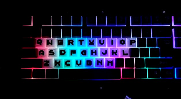 Onomber Font Key Kaps Keyboard by MrSkullboy111