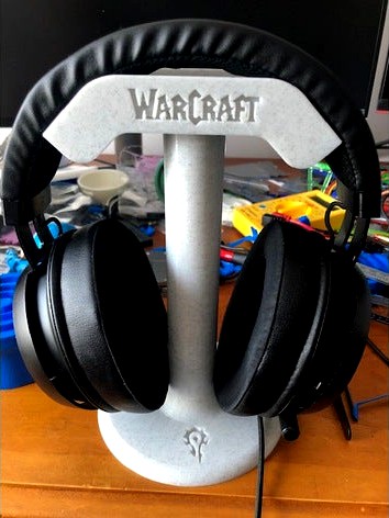 Headset Stand. Warcraft Horde by dvermont