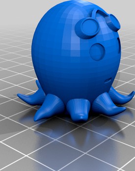 Cute Octopus with Goggles by DanielRobert