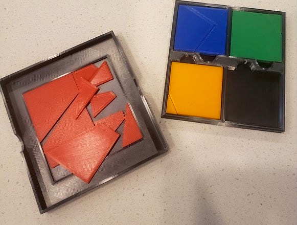 Quadratum Cubicum - 4in1 Puzzle Adaptation by vaper