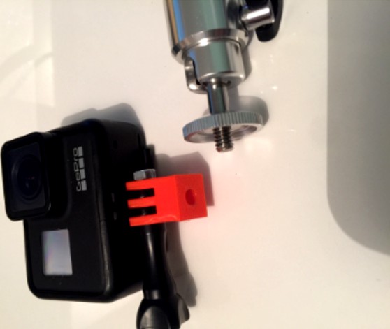 GoPro mount minimalistic Tripod Adapter  by fxa76