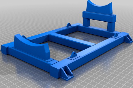 Jet Engine Stand - Structural Design (Split) by timma300