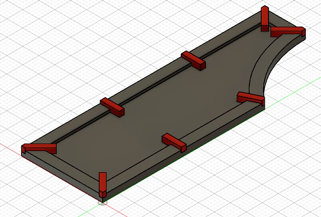 3" and 6" combat ruler for 2 colour printing by PhysUdo