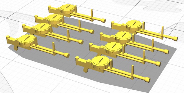 Lewis Machine guns 1:144 by vicbarrera