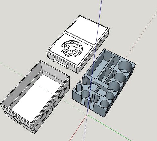 Star Wars legion token tray by Hydroblender