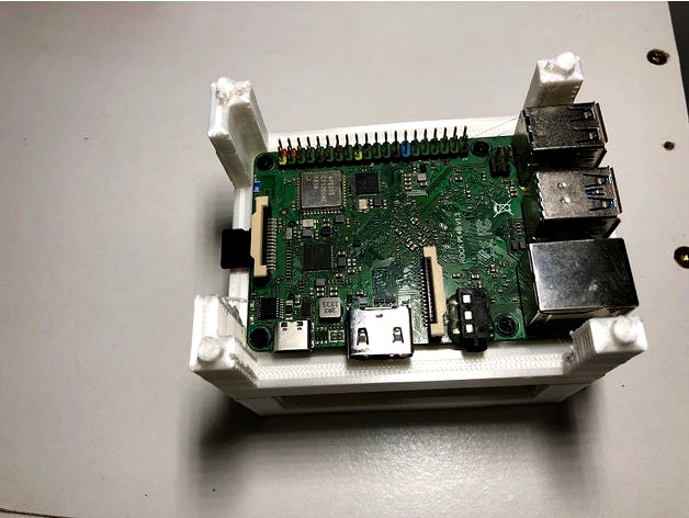 Raspberry Pi 3, 4 Rock Pi 4 Stackable rack by nirmaljangid