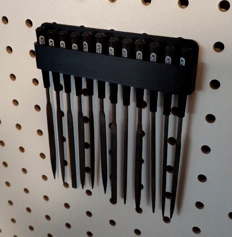 Pegboard file holders x12 by almanax