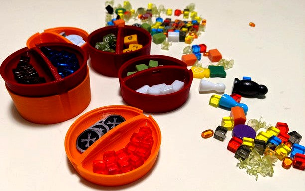 Stackable Board Game Token Caddy by EngineerErrant