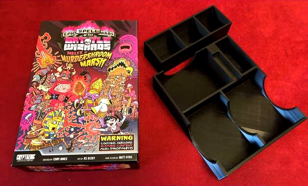 Epic Spell Wars of the Battle Wizards Murdershroom Marsh Game Box Insert by Kyle_Hensley