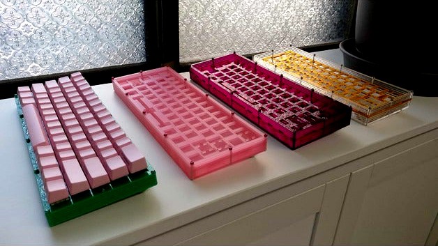 The Vampa - A 60% Stacked Acrylic Keyboard Case by BeagleChristo