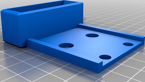 Blackbelt 3D Printer - Cooling fan mount by psjtom