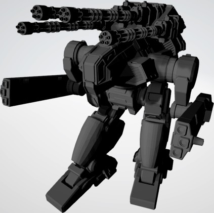 Gargant BHM-7F for American Mecha Wargame by MachineGodUr