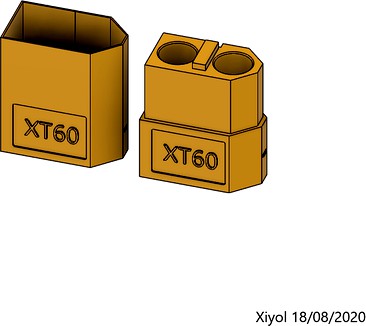 XT60 Connectors by Xiyol_Gaming