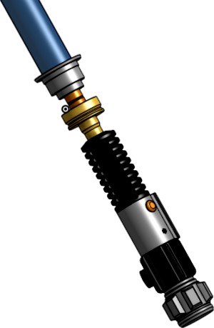 Obi-Wan Kenobi's Lightsaber (Ep. III) by tyler_158