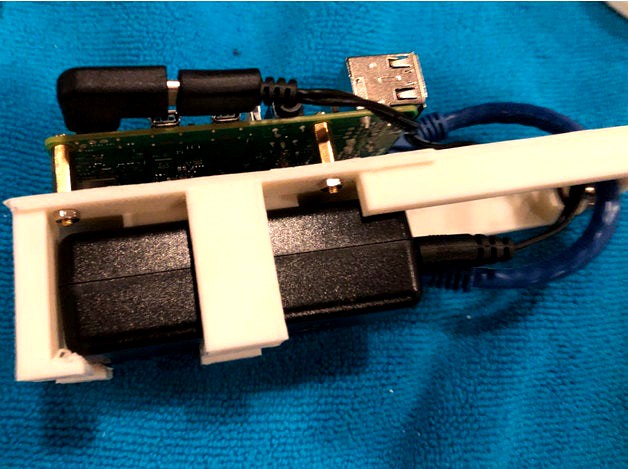 Raspberry PI POE Mount for UCTRONICS USB-C PoE Splitter by deonb