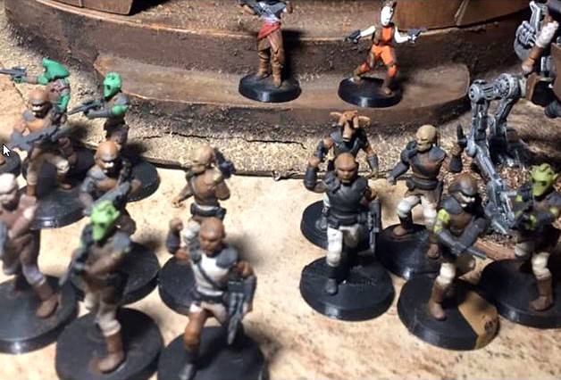 Scum and Villainy Corps Unit (Skiff Guards/Nikto Warriors/Weequay Pirates, star wars legion scale) by McAnultyMiniatures