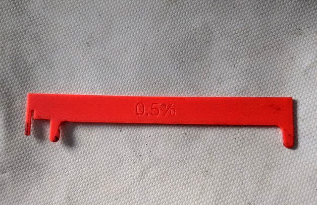 Bicycle chain wear gauge by corecode