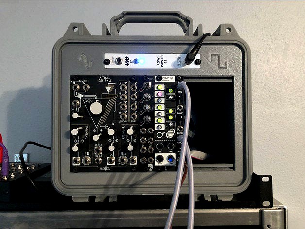 Pelican 1300 Eurorack Faceplate by brawfx