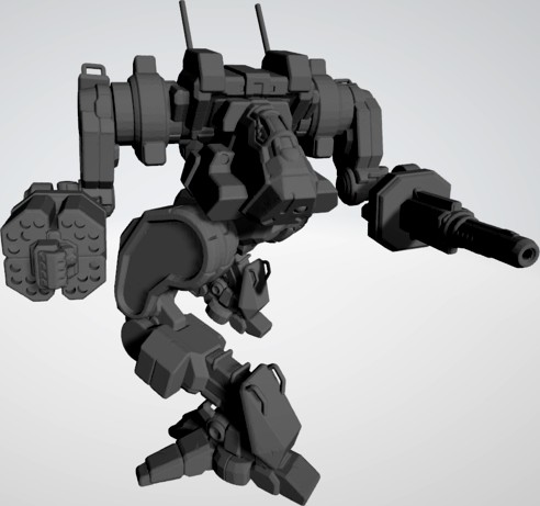 Star Burst NVA-D for American Mecha Wargame by MachineGodUr