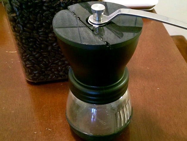 Hario Coffee Grinder Lid by smellison