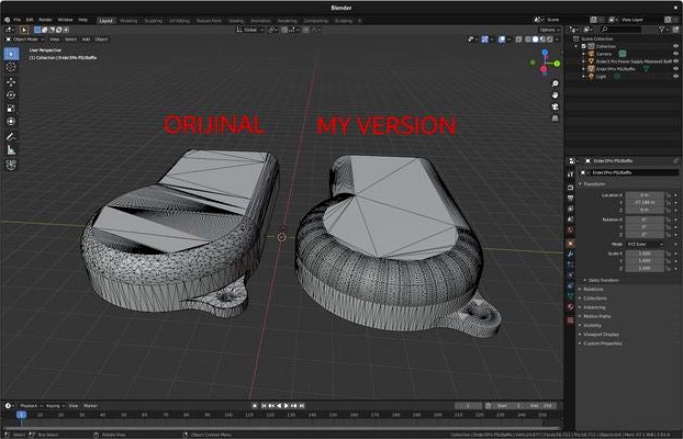 Ender3 Pro Power Supply Meanwell Muffler (Improved) by eoyilmaz