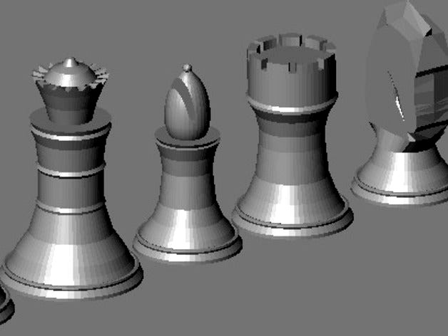 Chess Set I by cbiffle