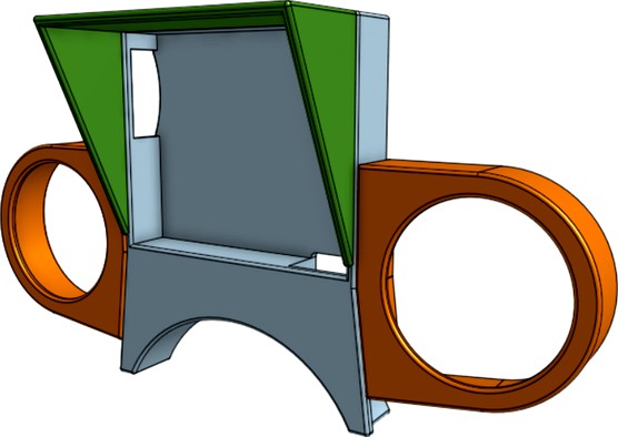 Holley Terminator 3.5" Screen Mount - EZ supports and gauge pod mods by ruse_cruise